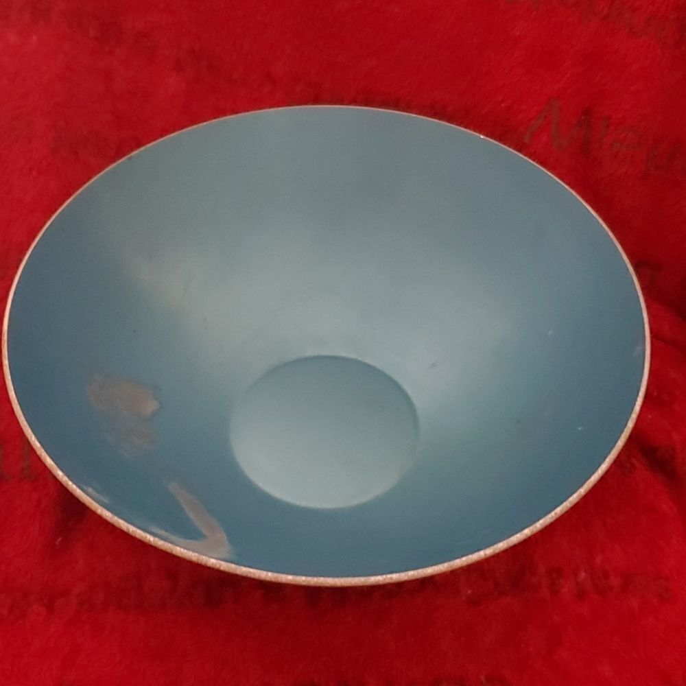 Blue Metal Serving Bowl Japan
